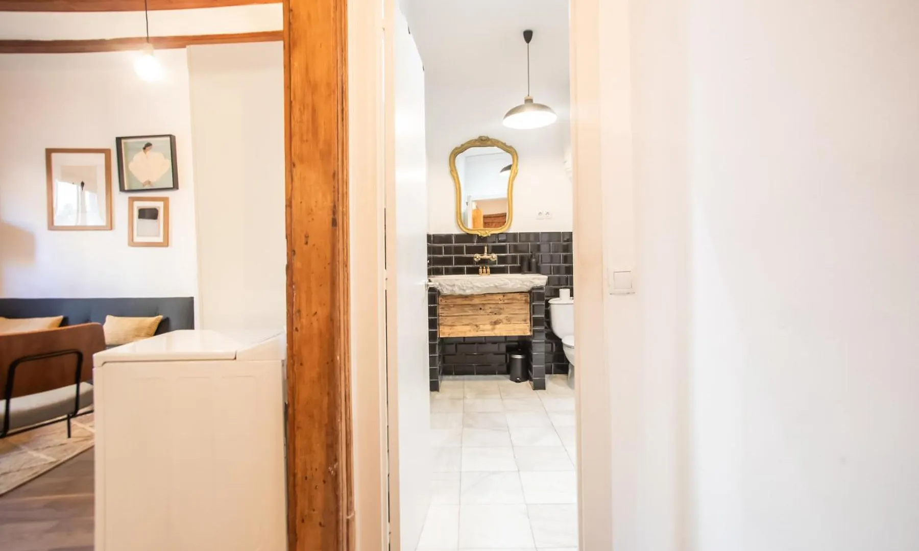 32Ros1063- Brand New 1 Bedroom Flat In Paralel Barcelona